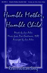 Humble Mother, Humble Child Unison choral sheet music cover